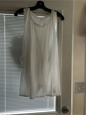 Old Navy White Sleeveless Knit Chemise